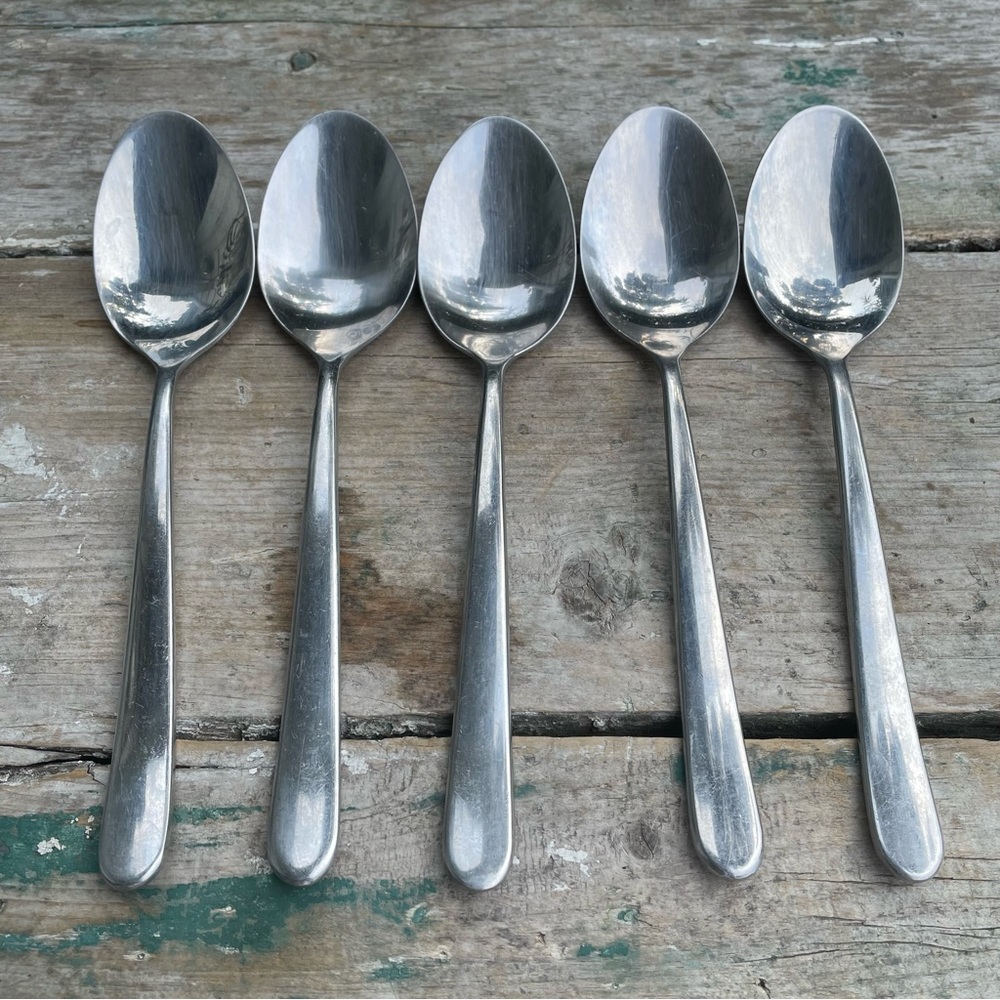 IKEA silver dinner spoons 224 22 flatware set of 5